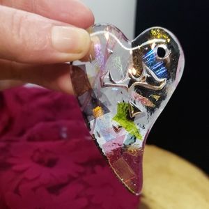 Glass Heart Pendant
